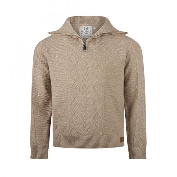 alt__Koko_NokoTopsTrui_Rits_Taupe__width__218__height__218_